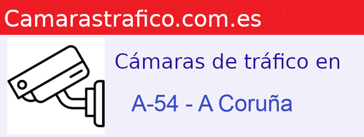 Cámaras dgt en la A-54 en la provincia de A Coruña